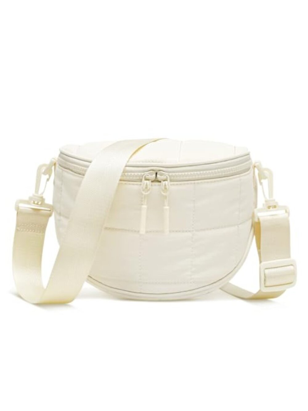 Lightweight Puffer Crossbody Sling Bag Quilted Nylon Fanny Pack Travel